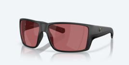 NEW Costa Del Mar REEFTON PRO POLARIZED Sunglasses Matte Black / Rose Gl... - $168.29