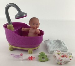 Berenguer Doll My Sweet Lots To Love Babies 5&quot; Mini Nursery PlaySet Bathtub - £23.26 GBP