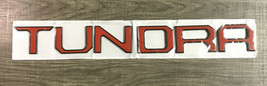 Raised Tailgate Insert  Letters Emblem Fit For Toyota TUNDRA 2014-2021 Red Black - £29.99 GBP