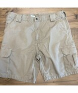 Vintage Carhartt Men’s 38 Canvas Tan Cargo Shorts Dadcore Retro Pocket - $33.66 CAD