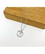 Cutout Apple Cable Chain Necklace 925 Sterling Silver, Handmade Holiday ... - €30,39 EUR+