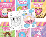 Donut Coloring Books 24Pcs for Kids Bulk Cute Mini Coloring Booklet DIY ... - $26.05