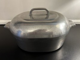 Vintage Wagner Ware Magnalite 4265 Oval Dutch Oven Roaster Pan With Lid - £143.07 GBP