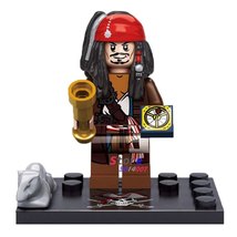 Single Sale Jack Sparrow Pirate of the caribbean Salazar's Revenge Minifigures - £2.27 GBP