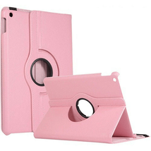 Leather Flip 360° Rotating Portfolio Stand Case Cover LIGHT PINK For iPad 2/3/4 - £5.07 GBP