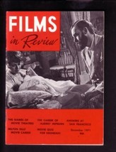 Films In REVIEW-NOV 1971-AUDREY HEPBURN-MILTON Sills Vf - £20.43 GBP