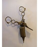 Scissors Mouchette Snuffer Candle Candleholder Brass Scissors Unmarked - €51,21 EUR