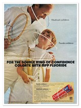 Colgate Double Ring Dad &amp; Son Tennis Match Vintage 1972 Full-Page Magazi... - £7.61 GBP