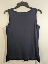 The Talbots Tee Shirt Navy Blue Sleeveless Womens PM Top - $11.88