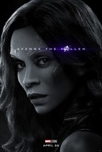 2019 Marvel The Avengers Endgame War Poster 11X17 Gamora Guardians  - £9.15 GBP