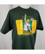 Brett Favre #4 Green Bay Packers Thanks for the Memories T-Shirt XL Two ... - £22.11 GBP