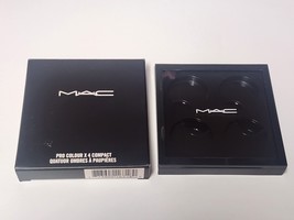 Mac Pro Palette X 4 Empty Compact Eye Shadow Refill Pans New - $14.84