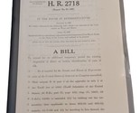 1969 91st Congress First Session House of Representatives Union Calendar... - £20.27 GBP