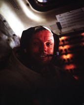 NASA Apollo 11 Astronaut Neil Armstrong inside the Lunar Module New 8x10 Photo - £7.04 GBP
