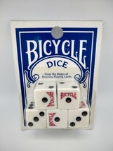 Bicycle Dice From The Maker Of Bicycle Cards 5 Dice Code Dce Brand New Free Ship - $9.85