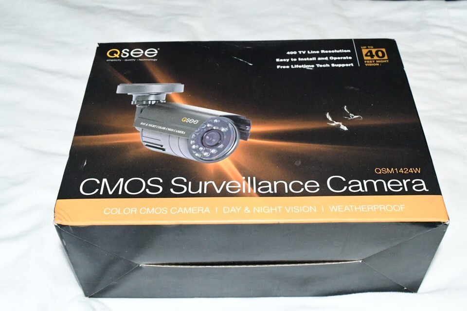 Q-See Wide Angle Indoor/Outdoor Security Camera QSM1424W BRAND NEW W5C5 - $57.60