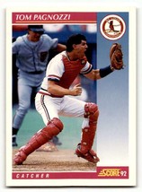 1992 Score #136 Tom Pagnozzi    St. Louis Cardinals Baseball Cards EX/N ID:60470 - £1.33 GBP