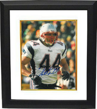 Primary image for Heath Evans signed New England Patriots 8x10 Photo Custom Framed