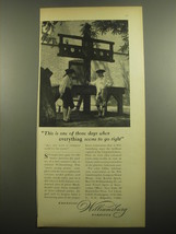 1960 Colonial Williamsburg Virginia Tourism Ad - This is one of those days  - £12.01 GBP