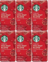 Starbucks Holiday Ground Coffee- Holiday Blend - 6 Bags (10 Oz) - £26.63 GBP