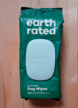 Earth Rated Unscented Dog Grooming Hypoallergenic Wipes, 100 Count - £7.28 GBP