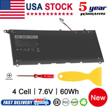 7.6V 60Wh Pw23Y Rnp72 Laptop Battery For Dell Xps 13 9360 2017 Series 0T... - $46.99