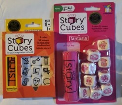 New Rory’s Story Cubes Original + Fantasia - 9 Cubes, 54 Images w/ Stora... - £17.15 GBP