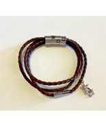 &quot;For the Great Glory&quot; AMDG Brown Wrap Bracelet, New #MD-097 - £6.43 GBP