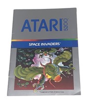 Atari 5200 Vtg 1982 Space Invaders Video Game Manual Only - £7.73 GBP