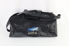 Vtg 90s Distressed Spell Out 1998 Budweiser Kentucky Derby Leather Duffle Bag - £62.02 GBP