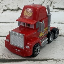 Disney Cars Mack Truck Figure Red Rusteze Semi Truck - $9.89