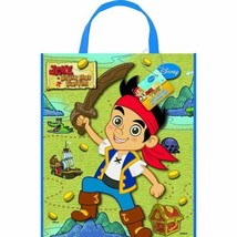 Jake Never Land Pirates Loot Favors Party Tote Bag 11&quot; x 13&quot; - $2.56