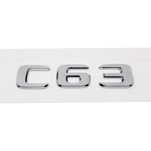 ABS Plastic C32 C36 C63 Trunk Rear Logo  Emblem Sticker For Mercedes Benz C Cl W - £36.70 GBP