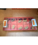 NEW Pack of 10 Sandvik Carbide Groove Cutoff Inserts # N151.2-600-60 5g vh2 - $105.96 CAD