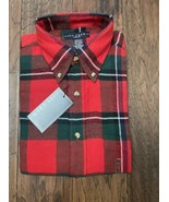 Ivy Crew Medium Flannel Men&#39;s Long Sleeve Button Up Shirt Plaid - $17.81