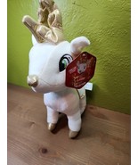 Kelly Toy Sugar Loaf Santa&#39;s Classic Reindeer DASHER White Plush Stuffed... - $44.46 CAD
