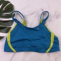 Moving Comfort Brooks Womens Jubralee Sports Bra Size 38 D Blue Green - $465.41 MXN