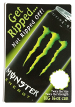 Monster Energy Get Ripped 16oz Cooler Price Sticker - Surf Skate Snowboa... - £6.95 GBP