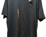 Under Armour black Men&#39;s t-shirt Large loose fit cotton poly blend light... - $15.58