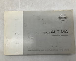 2002 Nissan Altima Owners Manual Handbook OEM H04B07012 - $31.49