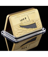 RMS 1912 Titanic &quot;Gold&quot; Plated Bar !!! - £7.82 GBP