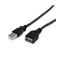 StarTech 3 feet USB 2.0 Extension Cable A to A - M/F - Black  - $11.00