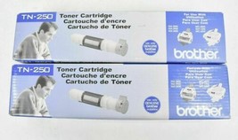 Lot of (2) Brother TN-250 Toner Cartridges FAX-2800 FAX-2900 FAX-3800 Free Ship - £15.76 GBP