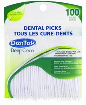 DenTek DENTAL PICKS interDENTAL Plaque Removers StiMuLaTE Gums Teeth flo... - £12.39 GBP