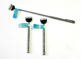 ExtendableTelescoping Back Scratcher w Pocket Clip 20&quot;  LOT OF 3 USA Shi... - £6.30 GBP