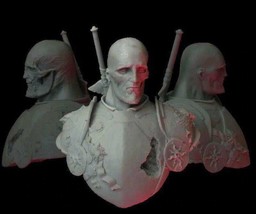 1/10 BUST Resin Model Kit Dead Knight Zombie Warrior Fantasy Unpainted - £15.26 GBP