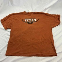 Delta Apparel T-Shirt Burnt Orange University Of Texas Logo Extra Large UT - $14.85