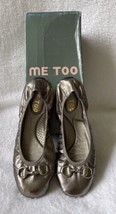 Me Too Women’s  Legend  5 Ballet Flats Metallic Pewter, Size 6.5 Med  New In Box - £26.46 GBP