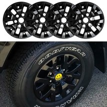 For 2016-2023 Toyota Tacoma SR5 16&quot; Wheel Black Skin Rim Covers Hub Caps... - £71.84 GBP