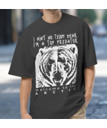 Unisex Polar Bear Oversized Faded Tshirt Arctic Animal Tee Polar Circle ... - $60.00 CAD+